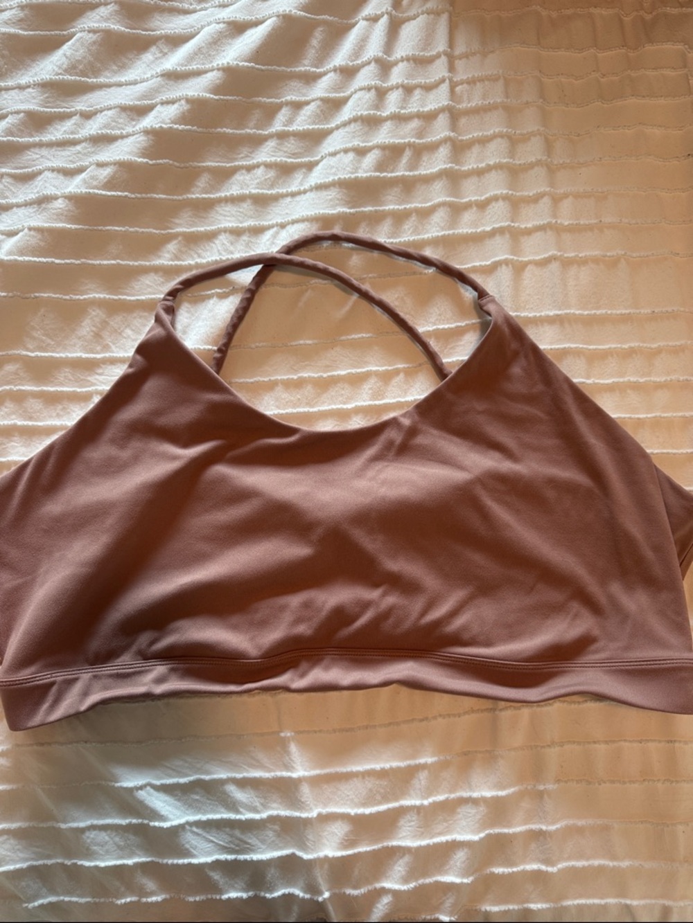Joe Fresh Dusty Rose Strappy Sports Bra
